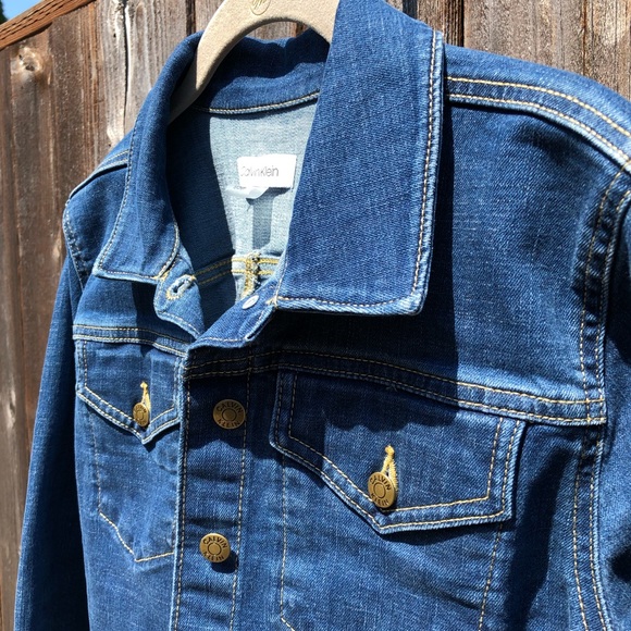 Calvin Klein Jean jacket size small - Picture 3 of 16